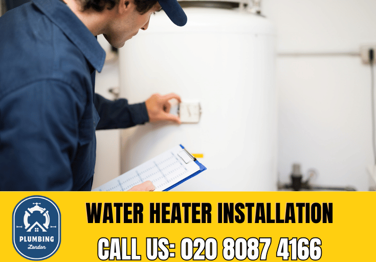 water heater installation Chessington